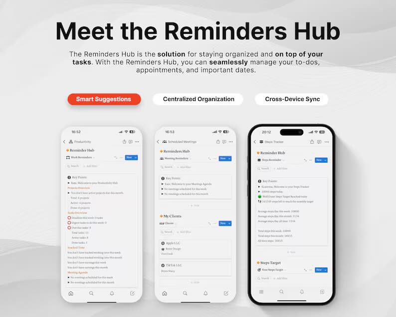 Advanced Life Planner – All-in-One Notion Template for Productivity & Growth