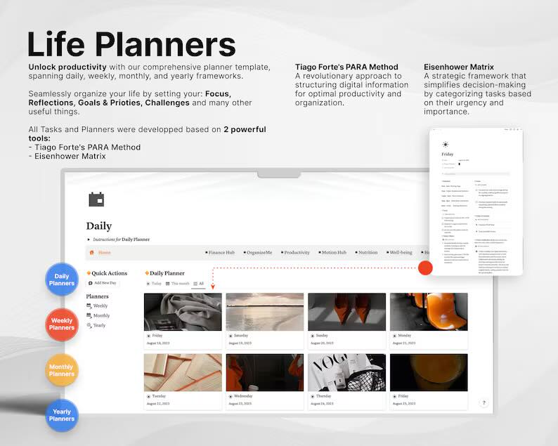 the Advanced Life Planner Notion Template Only $9