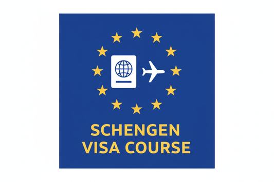 كورس فيزا شنغن تصميم بسيط صغير