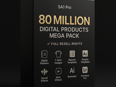 SA1 – 80 Million Digital Products Mega Pack
